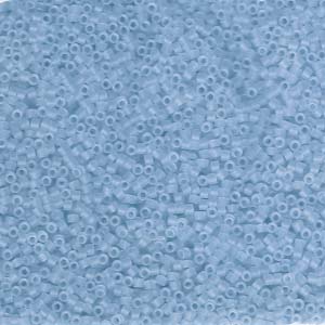 11/0 – Miyuki Delica - 5g Bag – Matte Transparent Ocean Blue – DB1269