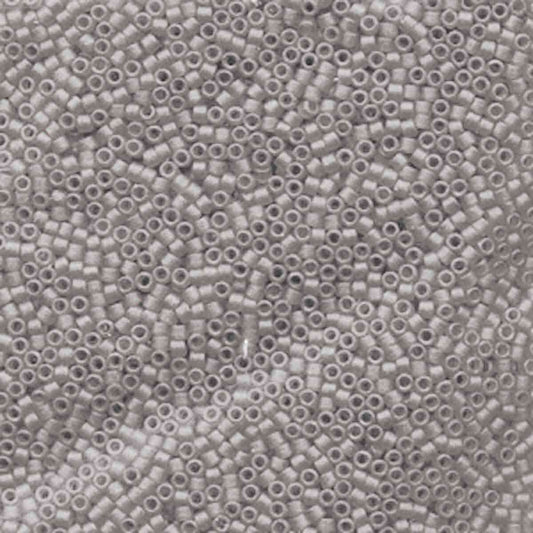 11/0 – Miyuki Delica - 5g Bag - Matte Transparent Gray Mist – DB1271