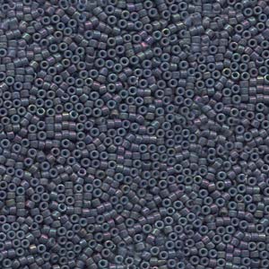 11/0 – Miyuki Delica - 5g Bag – Opaque Dark Grey AB – DB132