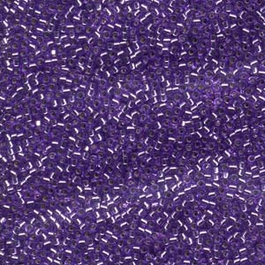 11/0 – Miyuki Delica - 5g Bag – Dyed Silver Lined Lilac – DB1347