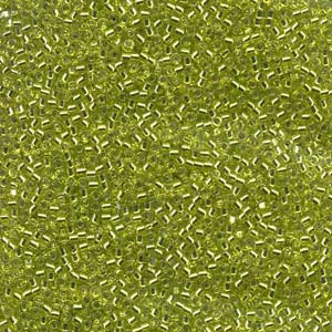11/0 – Miyuki Delica - 5g Bag – Silver Lined Chartreuse – DB147