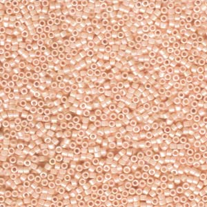 11/0 – Miyuki Delica - 5g Bag  – Opaque Lt Peach Ceylon – DB1532
