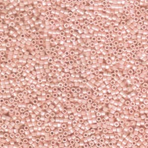 11/0 – Miyuki Delica  – Opaque Lt Salmon Ceylon – DB1533