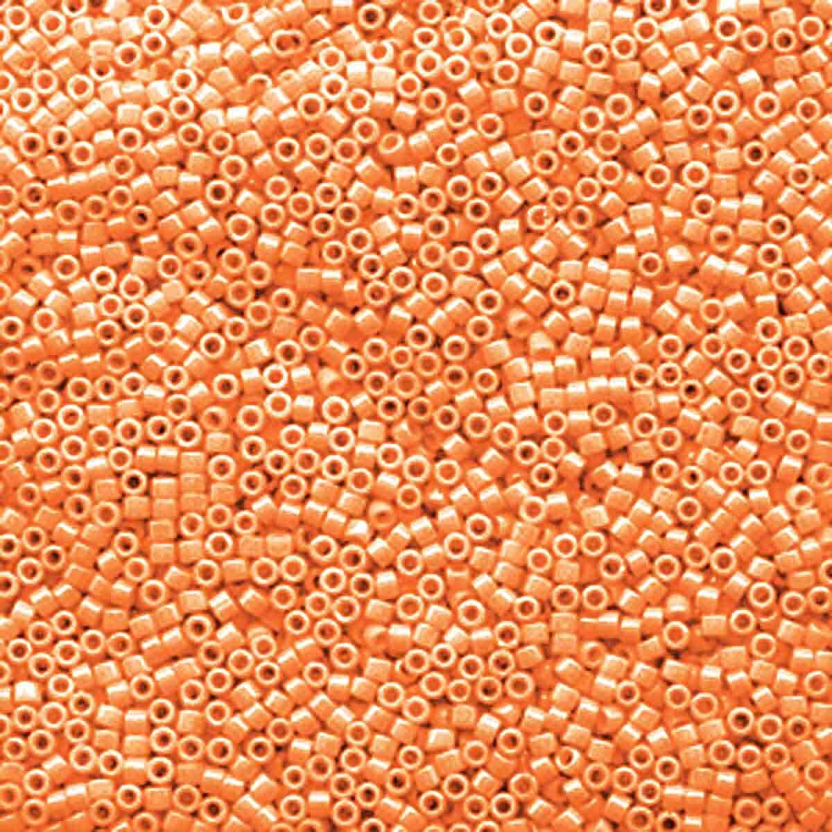 11/0 – Miyuki Delica - 5g Bag - Opaque Mandarin Luster – DB1563