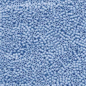 11/0 – Miyuki Delica - 5g Bag - Matte Opaque Agate Blue – DB1587