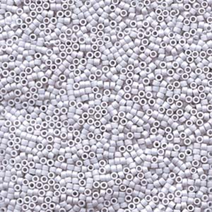 11/0 – Miyuki Delica - 5g Bag – Matte Opaque Ghost Grey – DB1589