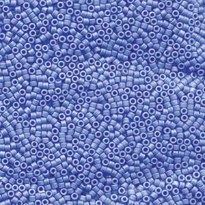 11/0 – Miyuki Delica - 5g Bag – Matte Opaque Cyan Blue AB – DB1597