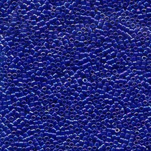 8/0 - Miyuki Delica - 5g Bag - Opaque Royal Blue AB - DBL0165