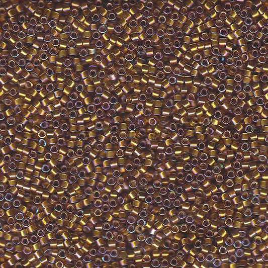 11/0 – Miyuki Delica - 5g Bag - Silver Lined Glazed Dark Saffron AB – DB1691