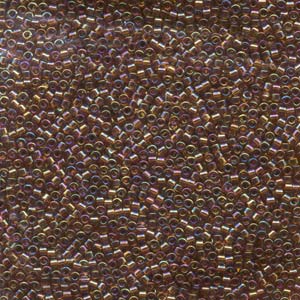 11/0 – Miyuki Delica - 5g Bag – Transparent Amber AB – DB170