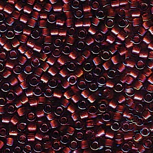 11/0 – Miyuki Delica - 5g Bag – Sparkle Beige Lined Root Beer AB – DB1750