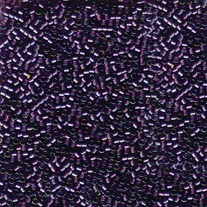 11/0 – Miyuki Delica - 5g Bag - Sparkle Purple Lined Amethyst AB – DB1756