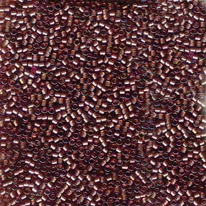 11/0 – Miyuki Delica - 5g Bag – Sparkle Beige Lined Amethyst AB – DB1759