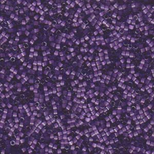 11/0 – Miyuki Delica - 5g Bag – Dyed Purple Silk Satin – DB1810