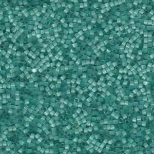 11/0 – Miyuki Delica - 5g Bag – Dyed Lt Aqua Green Silk Satin – DB1812