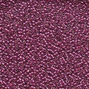 11/0 – Miyuki Delica - 5g Bag – Duracoat Galvanized Hot Pink – DB1840