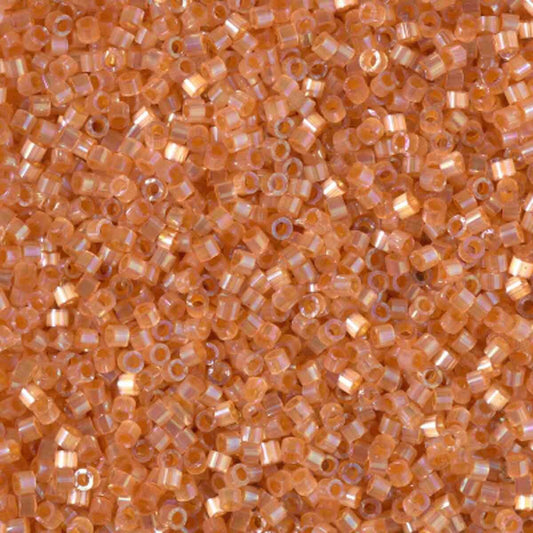 11/0 – Miyuki Delica - 5g Bag - Silk Inside Dyed Topaz AB – DB1864