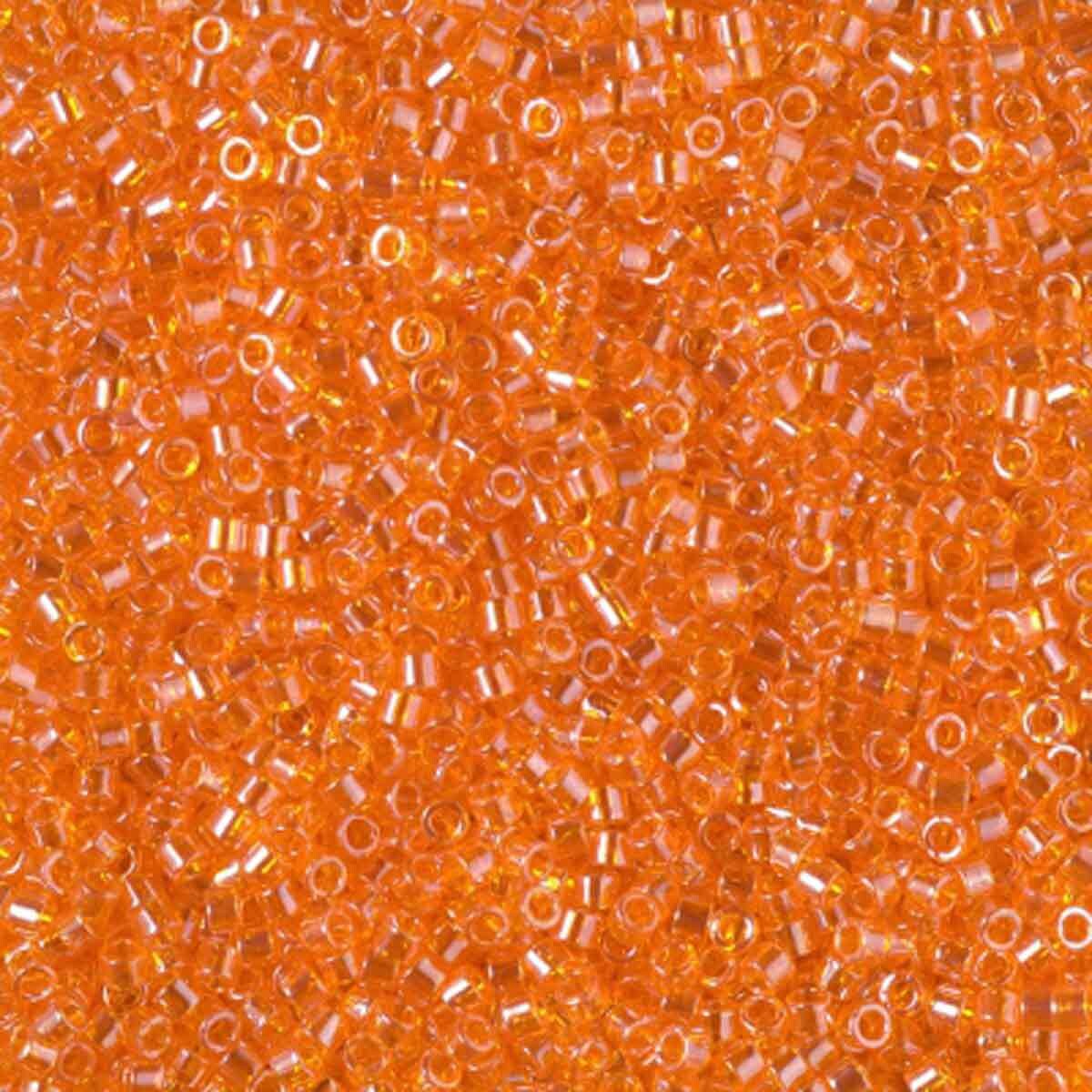 11/0 – Miyuki Delica - 5g Bag - Transparent Orange Luster – DB1887