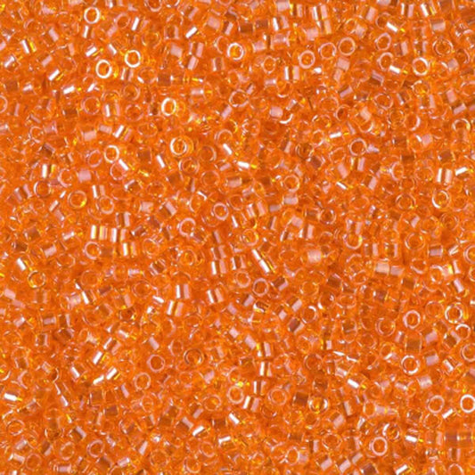 11/0 – Miyuki Delica - 5g Bag - Transparent Orange Luster – DB1887