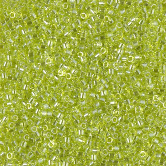 11/0 – Miyuki Delica - 5g Bag - Transparent Chartreuse Luster – DB1888