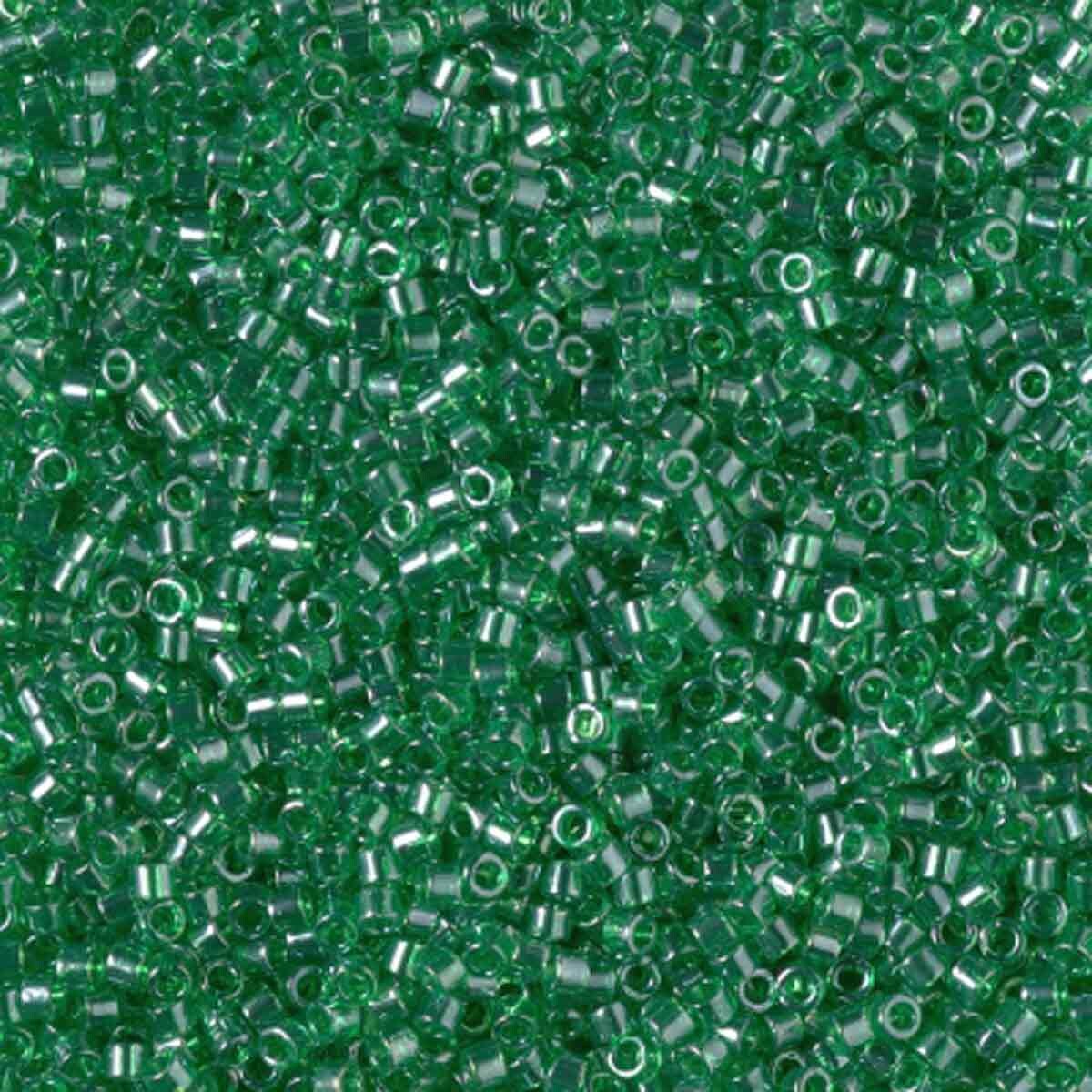 11/0 – Miyuki Delica - 5g Bag - Transparent Green Luster – DB1889