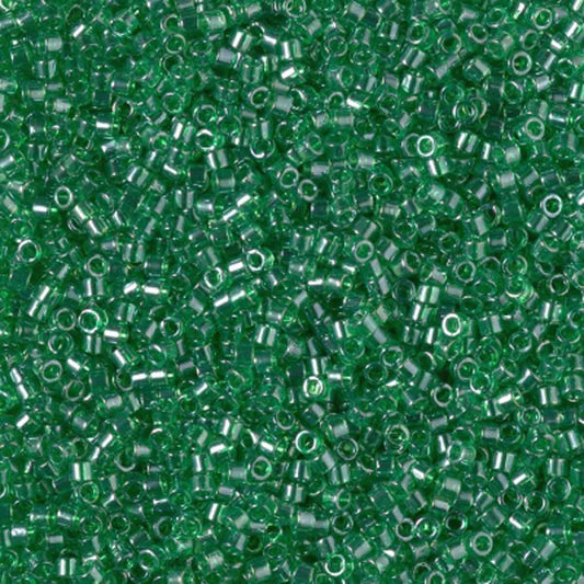 11/0 – Miyuki Delica - 5g Bag - Transparent Green Luster – DB1889