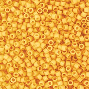 11/0 – Miyuki Delica Duracoat - 5g Bag – Opaque Banana – DB2102
