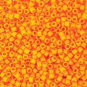 11/0 – Miyuki Delica - 5g Bag –  Duracoat Opaque Kumquat – DB2104