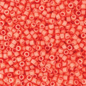 11/0 – Miyuki Delica Duracoat - 5g Bag – Opaque Dk Salmon – DB2112