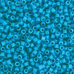11/0 – Miyuki Delica Duracoat - 5g Bag – Opaque Azure – DB2133