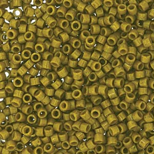 11/0 – Miyuki Delica - 5g Bag –  Opaque Spanish Olive – DB2141