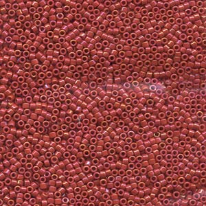 11/0 – Miyuki Delica - 5g Bag – Duracoat Opaque Red Luster – DB214