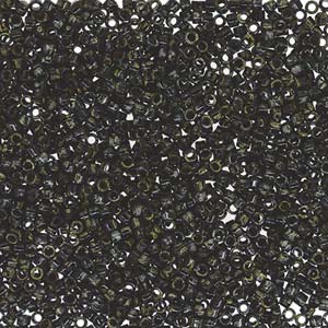 11/0 – Miyuki Delica Duracoat - 5g Bag – Picasso Smoky Black Matte – DB2261