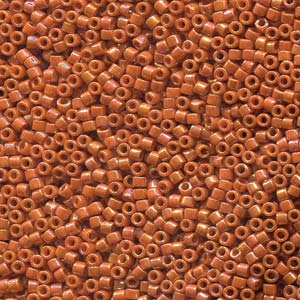 11/0 – Miyuki Delica - 5g Bag – Glazed Opaque Burnt Orange – DB2274