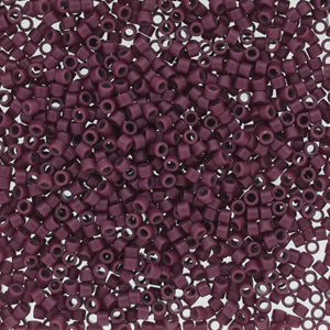 11/0 – Miyuki Delica - 5g Bag – Duracoat Opaque Grape Purple – DB2355
