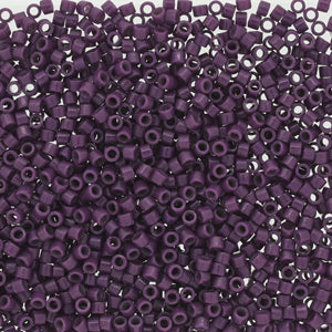 11/0 – Miyuki Delica - 5g Bag – Duracoat Opaque Dark Purple – DB2360