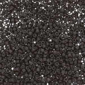 11/0 – Miyuki Delica - 5g Bag –  Duracoat Opaque Charcoal Grey – DB2368