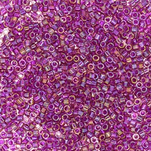 11/0 – Miyuki Delica - 5g Bag – Fancy Lined Magenta – DB2389