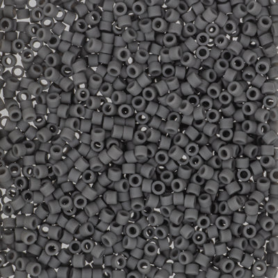 11/0 – Miyuki Delica  – 5g Bag - Matte Opaque Charcoal – DB2409
