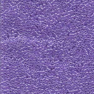 11/0 – Miyuki Delica - 5g Bag – Lined Crystal/Purple – DB249