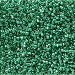 11/0 – Miyuki Delica - 5g Bag –  Duracoat Galvanised Dark Aqua Green – DB2506