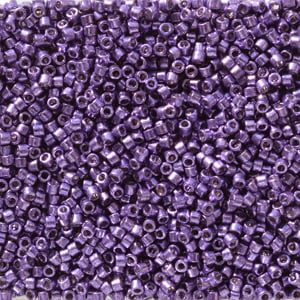 11/0 – Miyuki Delica - 5g Bag –  Duracoat Galvanised Dark Lilac – DB2509