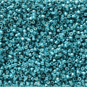 11/0 – Miyuki Delica - 5g Bag –  Duracoat Galvanised Capri Blue – DB2513