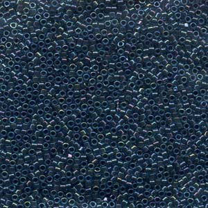 11/0 – Miyuki Delica - 5g Bag – Lined Aqua Grey – DB286