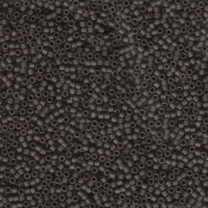 11/0 – Miyuki Delica - 5g Bag – Matted Transparent Smoky Quartz – DB384