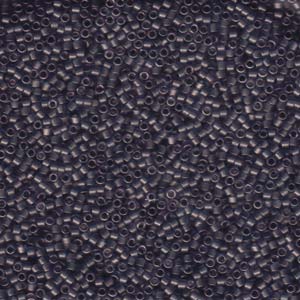 11/0 – Miyuki Delica - 5g Bag – Matted Transparent Dried Lavender Luster – DB386