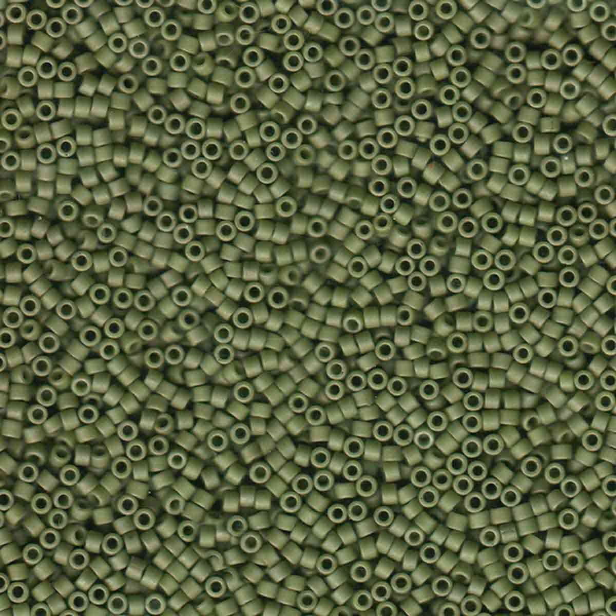 11/0 – Miyuki Delica - 5g Bag - Matte Opaque Olive – DB391