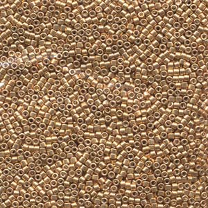 11/0 – Miyuki Delica - Galvanised Yellow Gold – DB410 - 50g Wholesale Bag