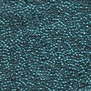 11/0 – Miyuki Delica - 5g Bag – Galvanized Peacock Blue Dyed – DB432