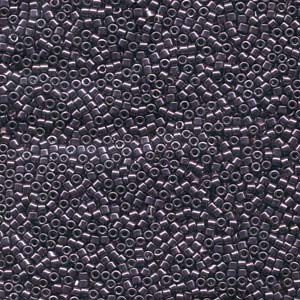 11/0 – Miyuki Delica - 5g Bag – Galvanized Dark Plum – DB455